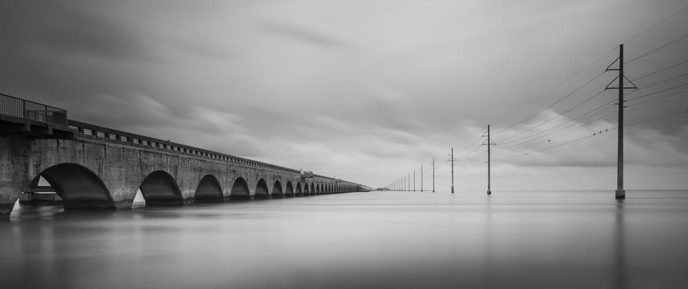 Coastal Bridge Horizon by Art Lionse — canvas wall art