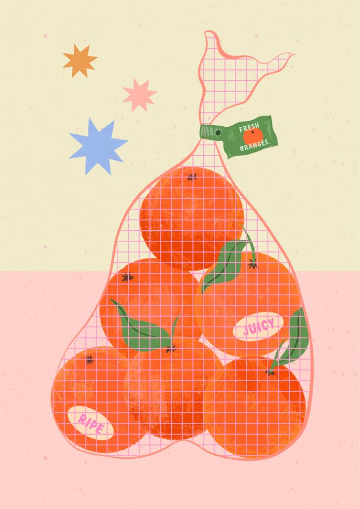 Fresh and Ripe Oranges by Melissa Donne — canvas wall art