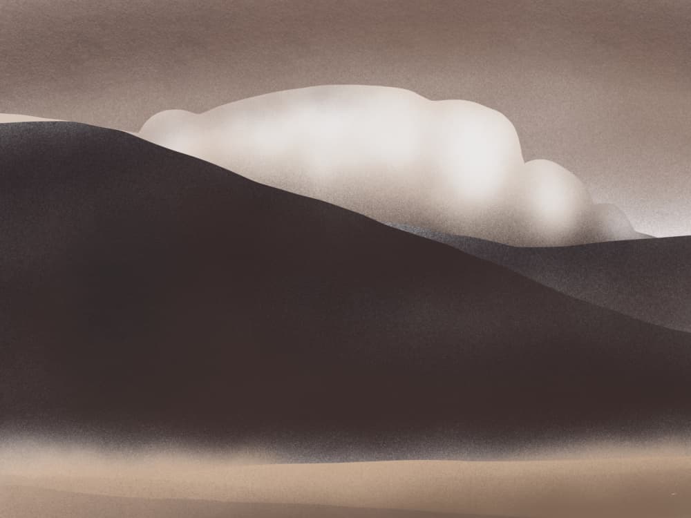 Moody Horizon by Little Dean — canvas wall art