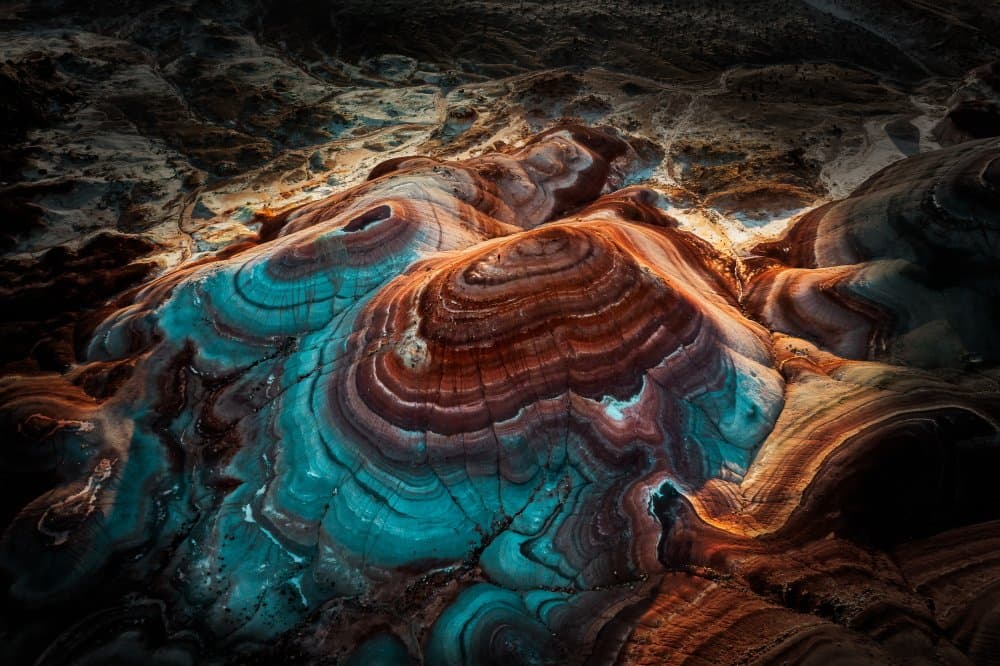 Vibrant Earth Patterns by James Bian — canvas wall art