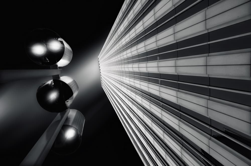 Urban Lines and Light by Alfonso Novillo — canvas wall art