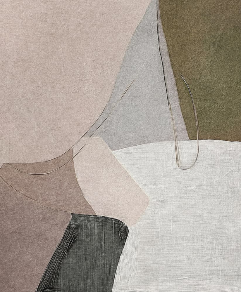 Organic Abstract Shapes by Alma — canvas wall art