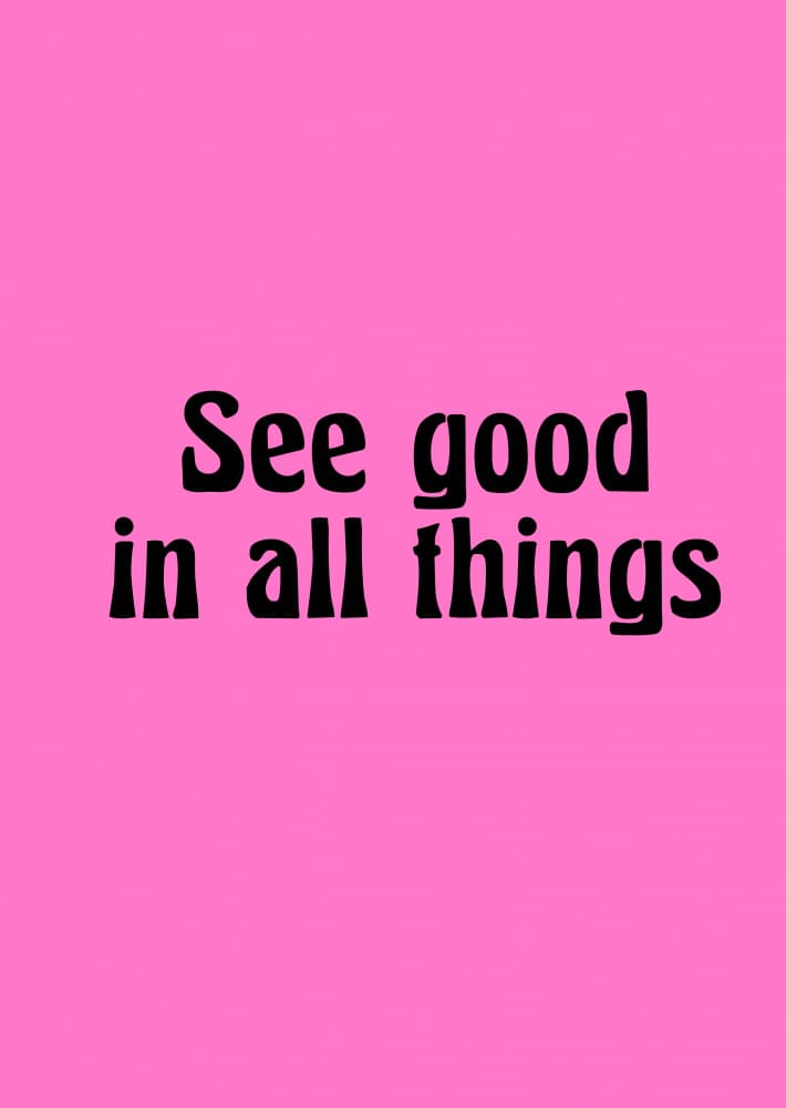 See Good In All Things by Ute Arnold — canvas wall art