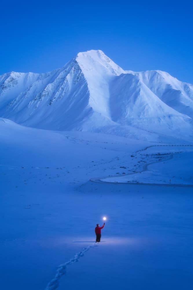 Winter Light Explorer by Junbo Liang — canvas wall art