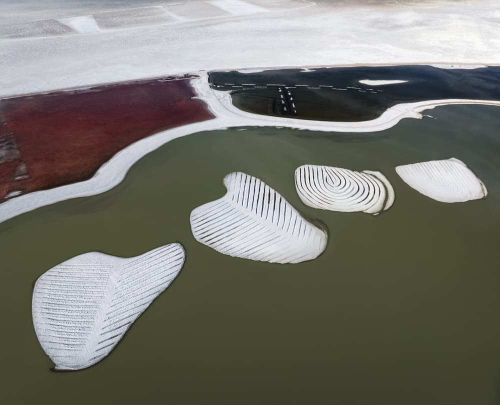 Abstract Salt Flats by Shenshen Dou — canvas wall art