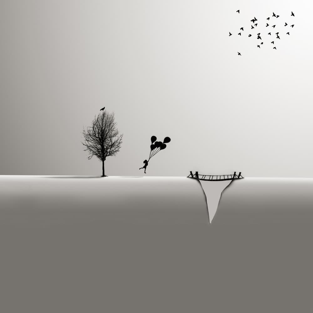 Floating Path Ahead by Hadi Malijani (Malenjani) — canvas wall art