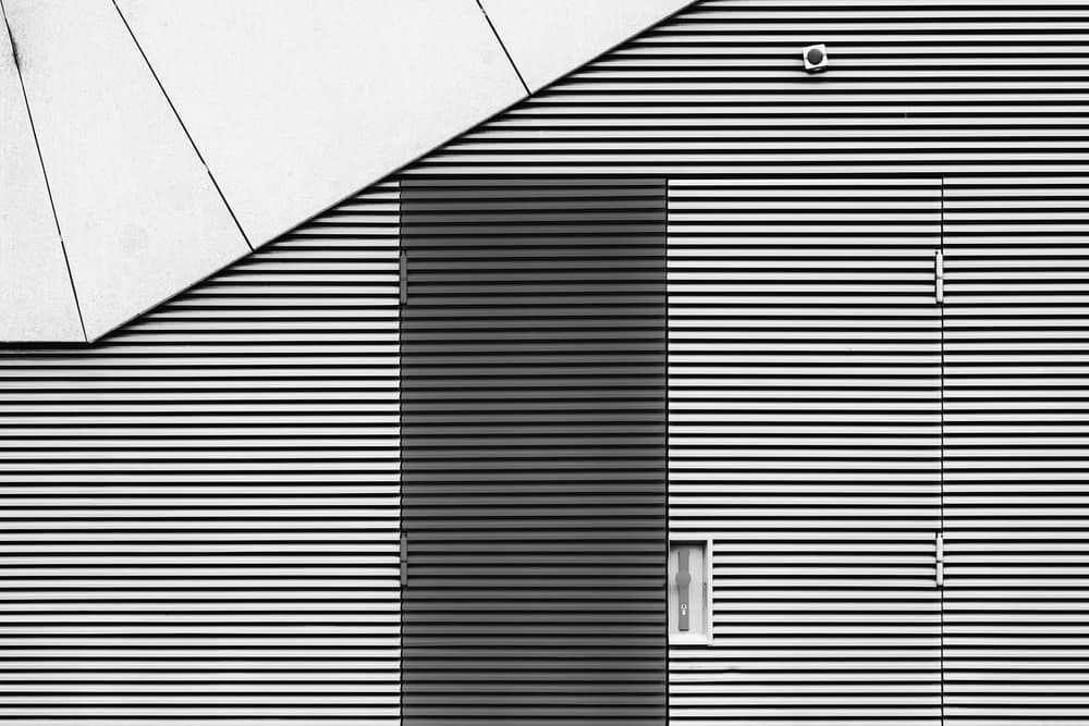 Geometric Facade Pattern by Greetje van Son — canvas wall art
