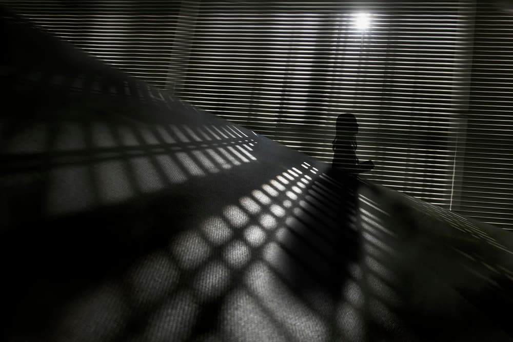 Shadow Patterns Silhouette by Ekkachai Khemkum — canvas wall art