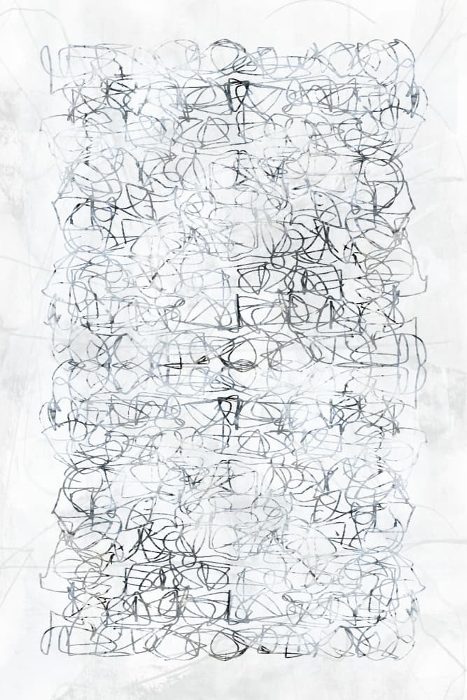 Woven Monochrome Pattern by cartissi — canvas wall art