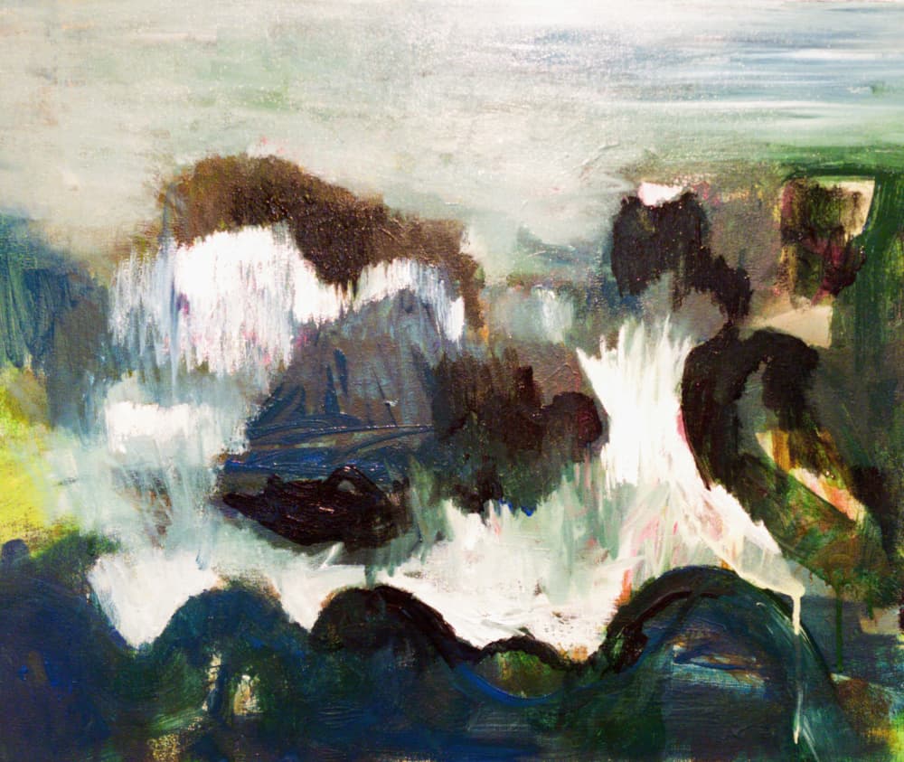 Dynamic Sea Abstract by Joackim Schou Dahle — canvas wall art