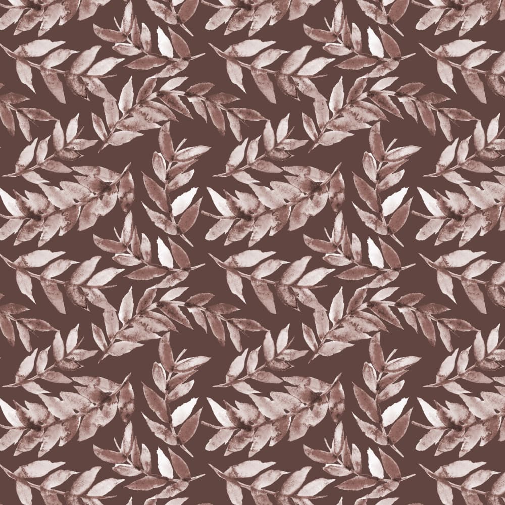 Watercolor Leaves Pattern by Michele Channell — canvas wall art