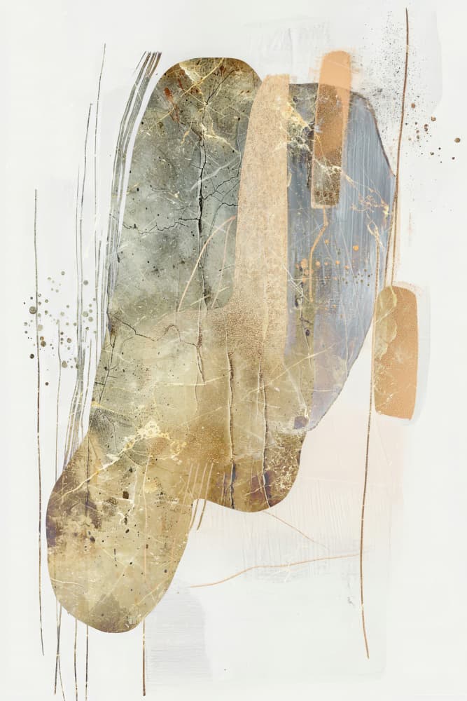 Organic Golden Texture by Rafal Kulik — canvas wall art