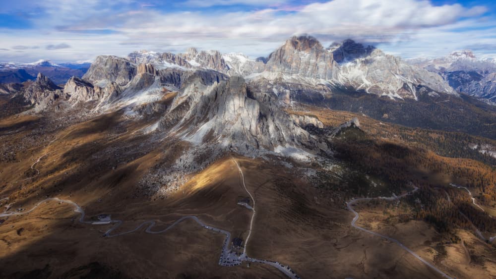 Grand Alpine Landscape by Ken Liang — canvas wall art