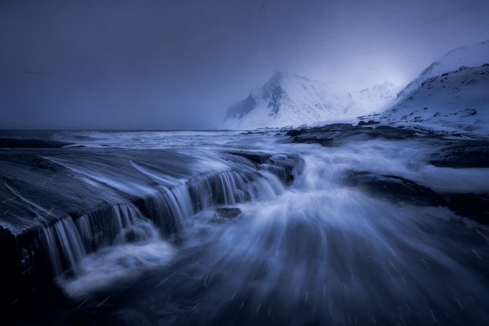 Dramatic Arctic Coast by Marian Kuric QEP — canvas wall art