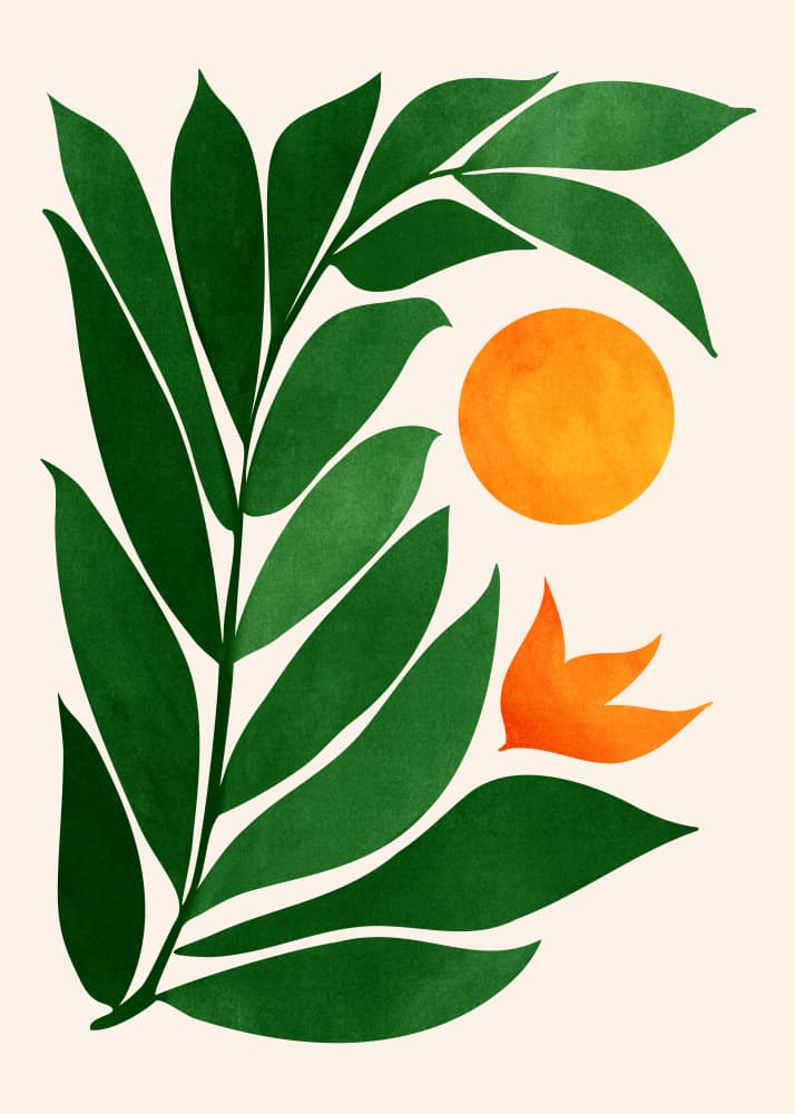 Tropical Forest Sunset by Kristian Gallagher — canvas wall art