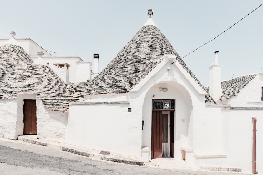 White Trulli Houses by Photolovers — canvas wall art