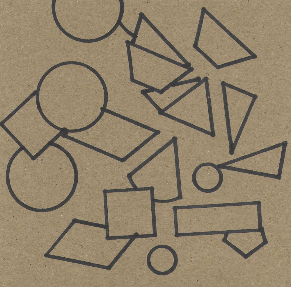 Abstract Brown Geometry by Santhosh ch — canvas wall art