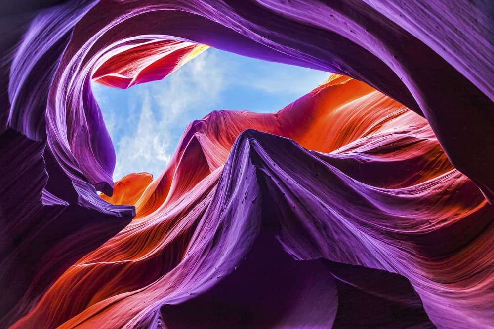 Vibrant Canyon Swirls by Nanouk el Gamal - Wijchers — canvas wall art