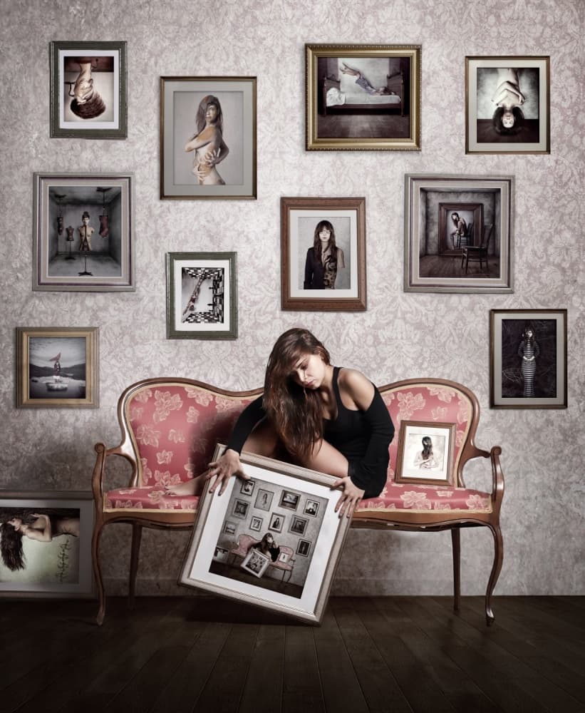 Framed Reflection by claudia méndez cordero — canvas wall art