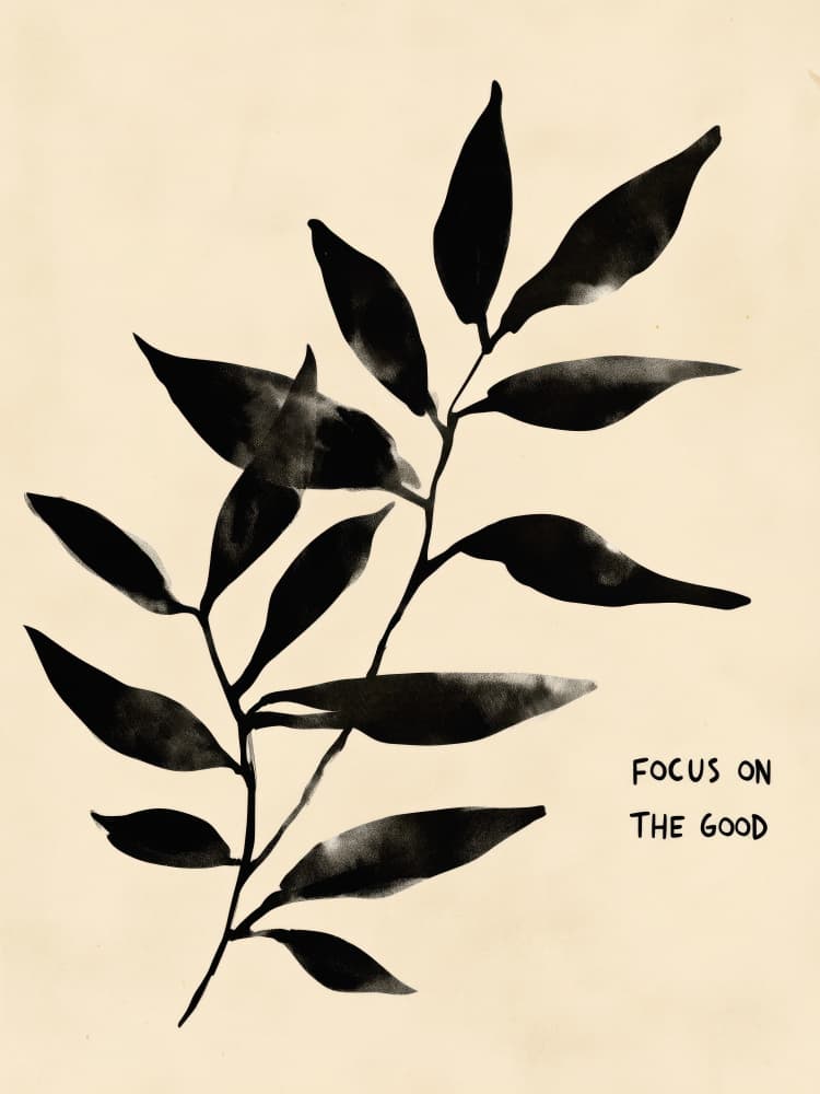 Embrace the Positive by Treechild — canvas wall art