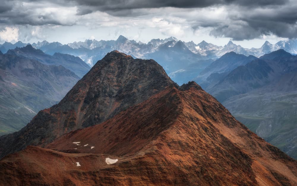 Rugged Mountain Peaks by Anastasios Gialopoulos — canvas wall art
