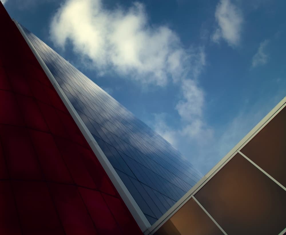 Modern Geometric Sky by Harry Verschelden — canvas wall art