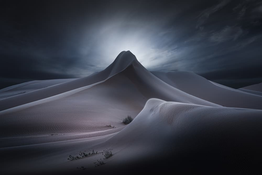 Dramatic Desert Dunes by Simoon — canvas wall art