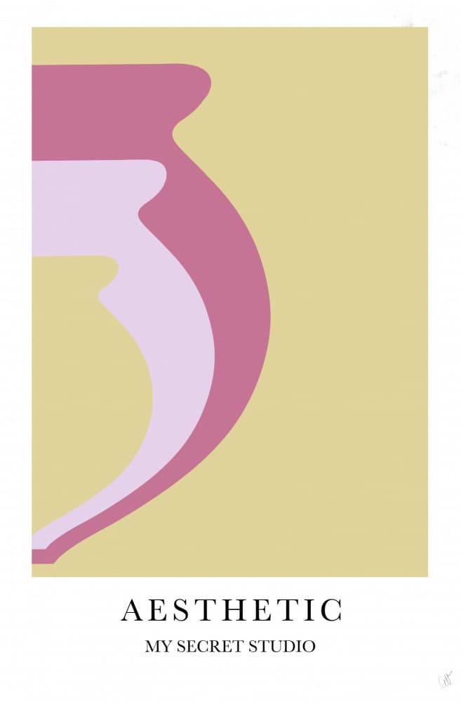 Soft Aesthetic Curves by Anne-Marie Volfova — canvas wall art