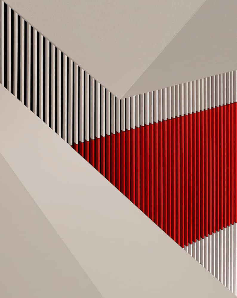 Bold Abstract Angles by Tomasz Buczkowski ( Tomush ) — canvas wall art