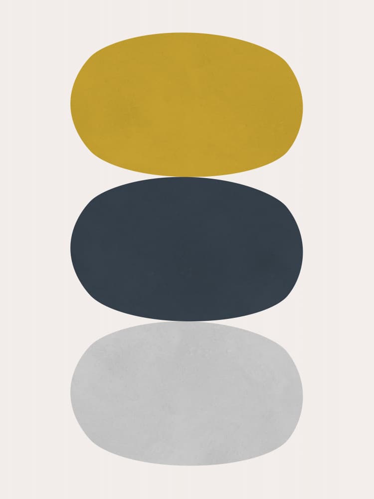 Modern Shape Stack by Vitor Costa — canvas wall art