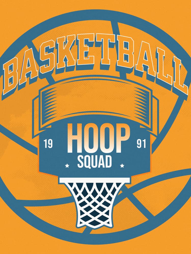 Basketball Hoop Squad by Pictufy Studio IV — canvas wall art