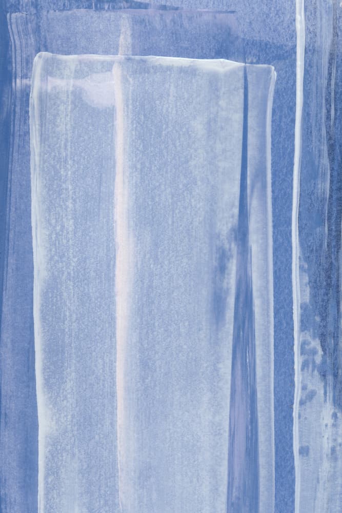 Blue With Vertical Brushstrokes by uplusmestudio — canvas wall art