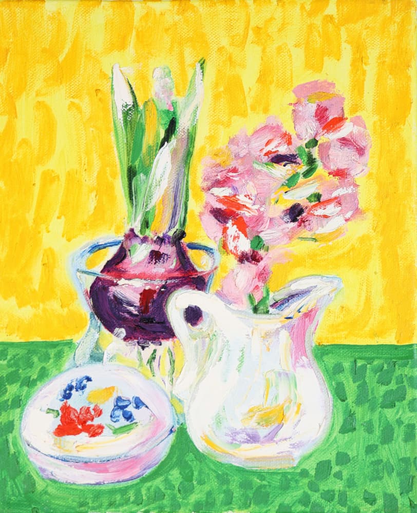 Spring Floral Still Life by Tamara Jare — canvas wall art