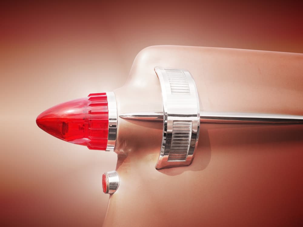 Retro Car Taillight by Beate Gube — canvas wall art