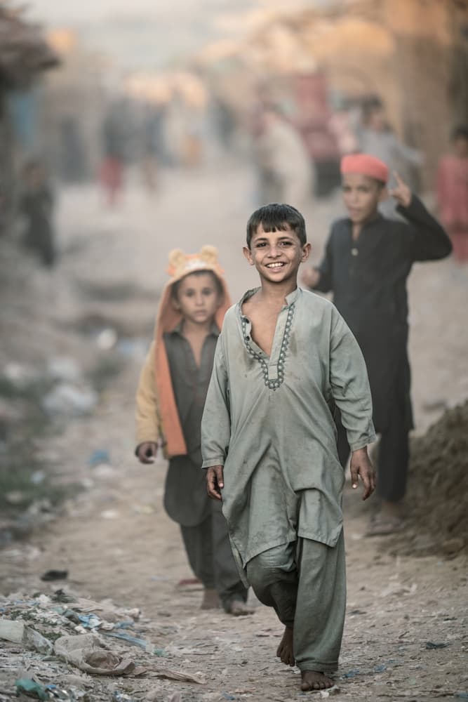 Happy Barefoot Boy by Trevor Cole — canvas wall art