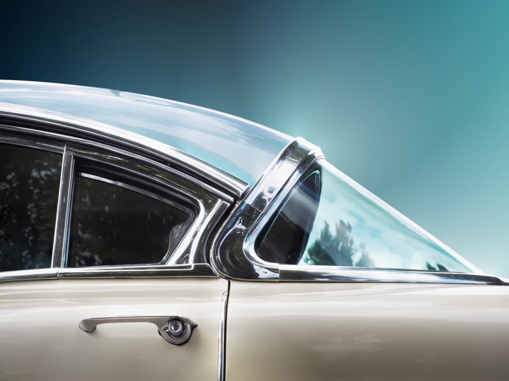 Sleek Vintage Automobile by Beate Gube — canvas wall art