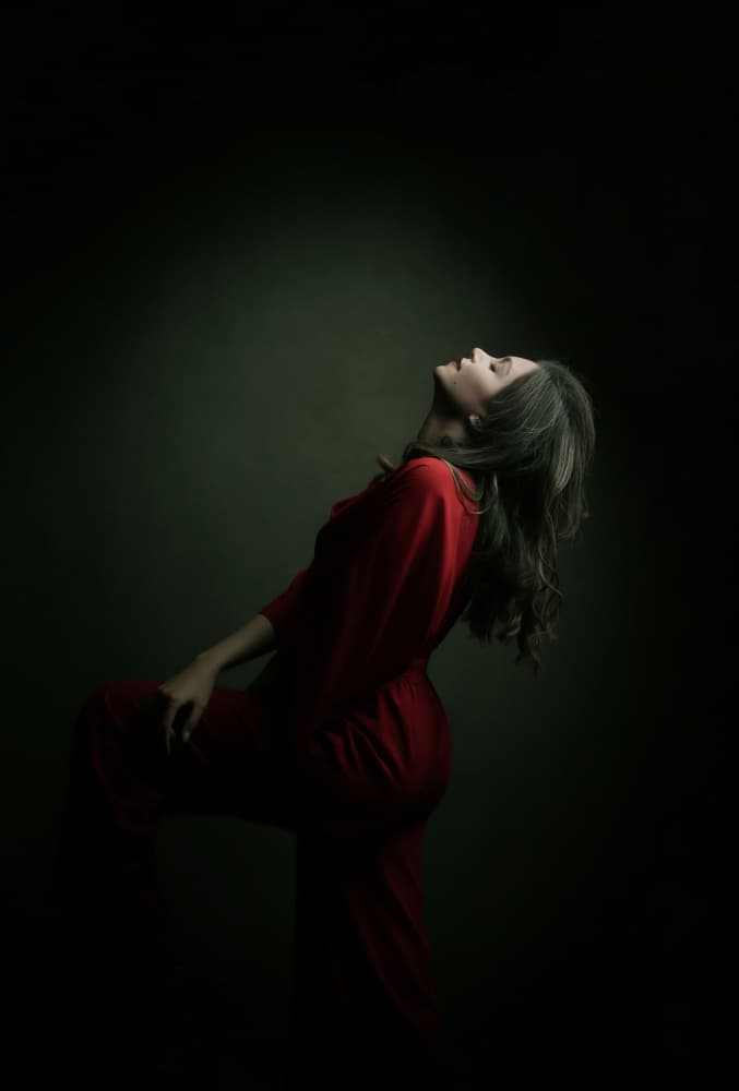 Sensual Red Dream by Moein Hasheminasab — canvas wall art