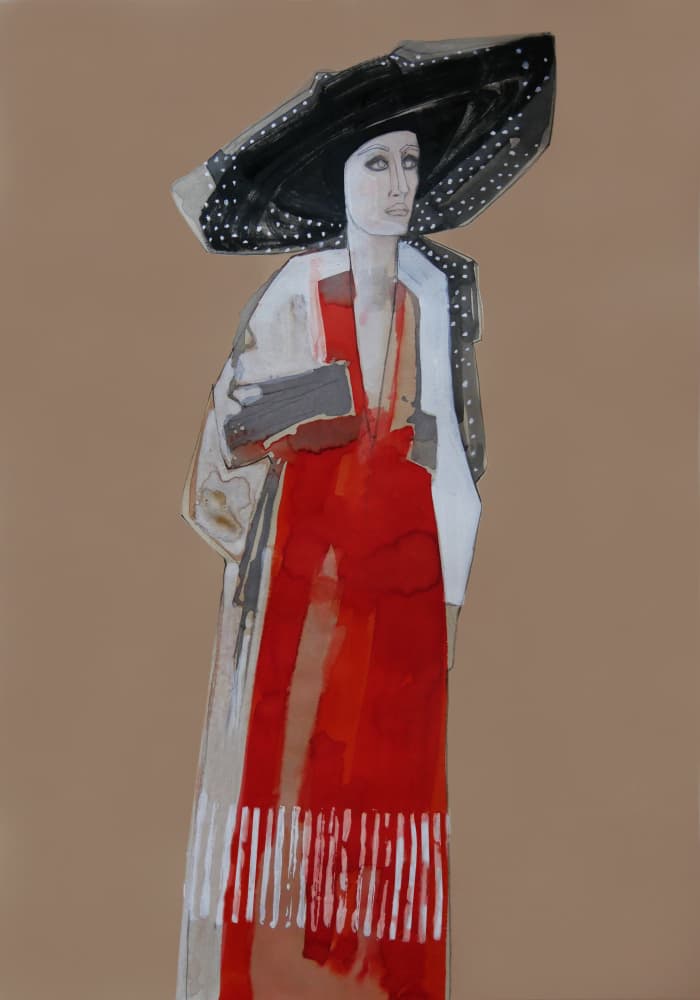 Ascot Fashion by Doris Schmitz — canvas wall art