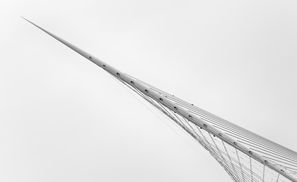 Elegant Upward Spire by Jeroen van de Wiel — canvas wall art