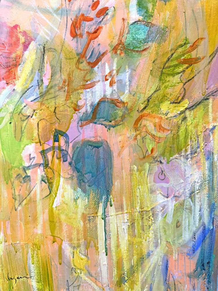 Magic Garden of Colour by Dorothy Fagan — canvas wall art