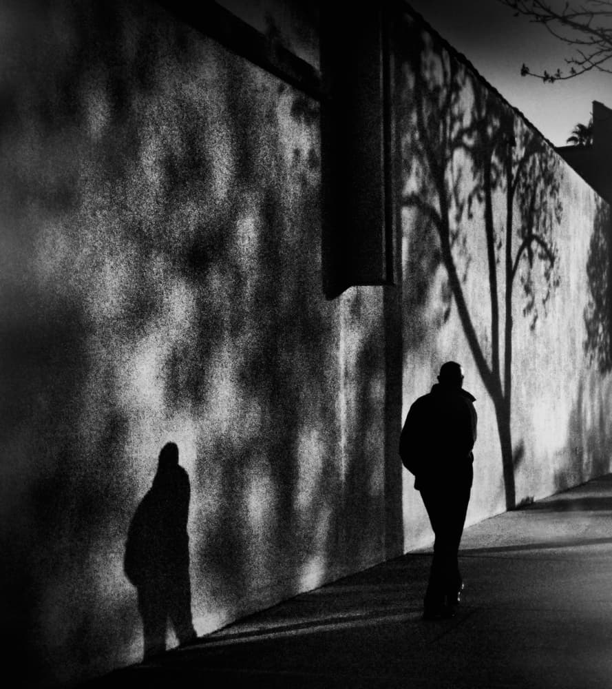 Walking Through Night Shadows by Roxana Labagnara — canvas wall art