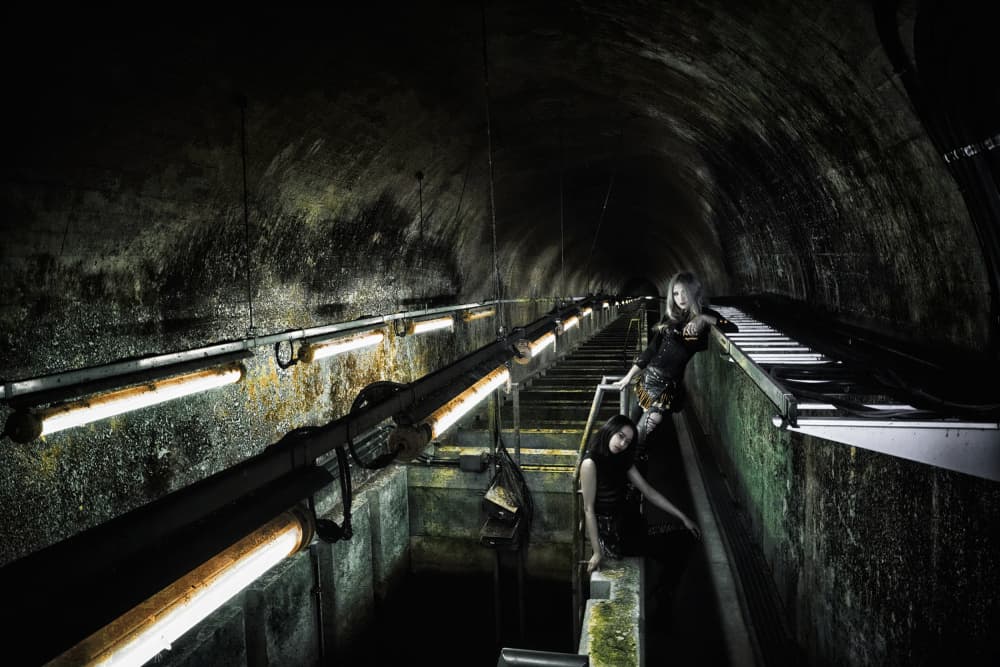 Mysterious Tunnel Women by KOIKI — canvas wall art