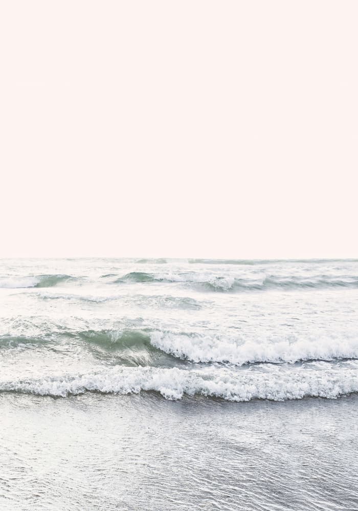 Blush Ocean by Kathrin Pienaar — canvas wall art