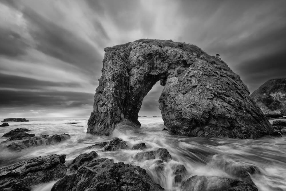 Dramatic Coastal Arch by YANGYING — canvas wall art