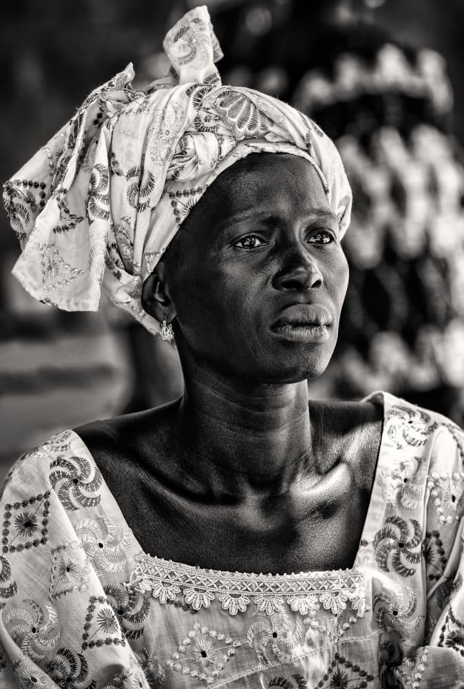 Gambian Woman by Milton Louiz — canvas wall art