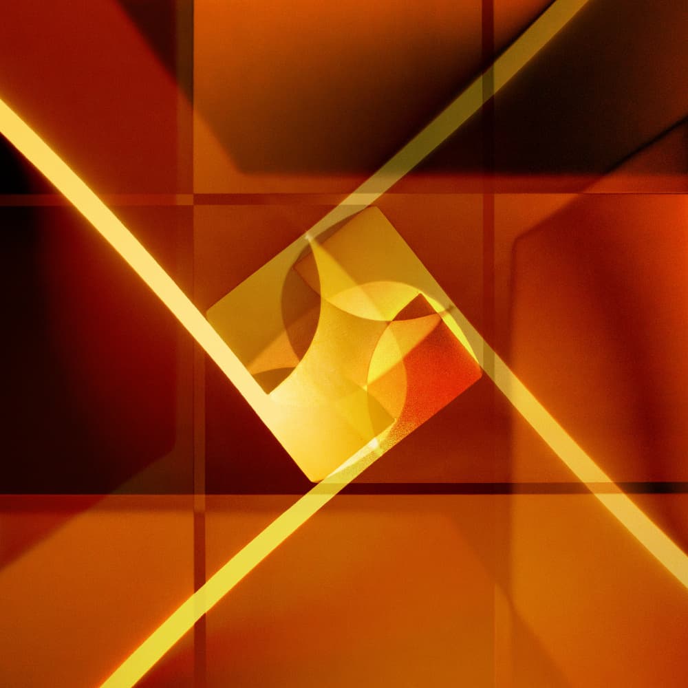 Warm Geometric Glow by Greetje van Son — canvas wall art