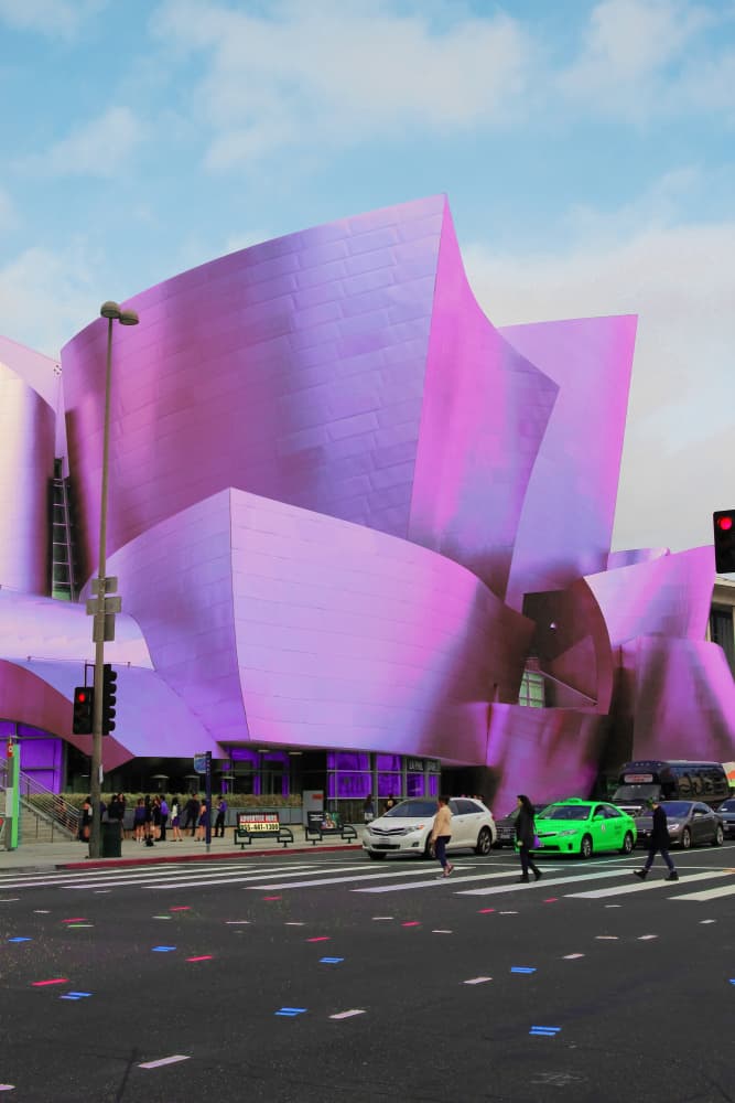 Violet Architectural Flow by Tom Windeknecht — canvas wall art