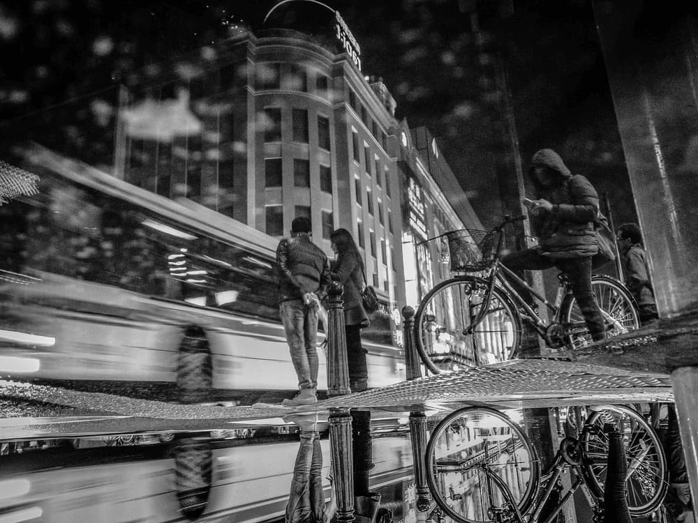 Dynamic City Night by Masahiro Miyagi — canvas wall art