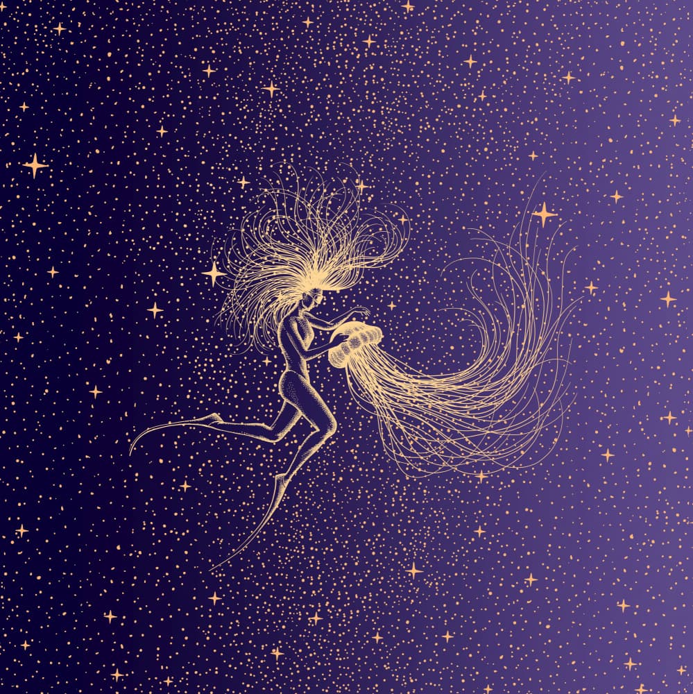 Celestial Dreamer's Glow by Alirıza ÇAKIR — canvas wall art