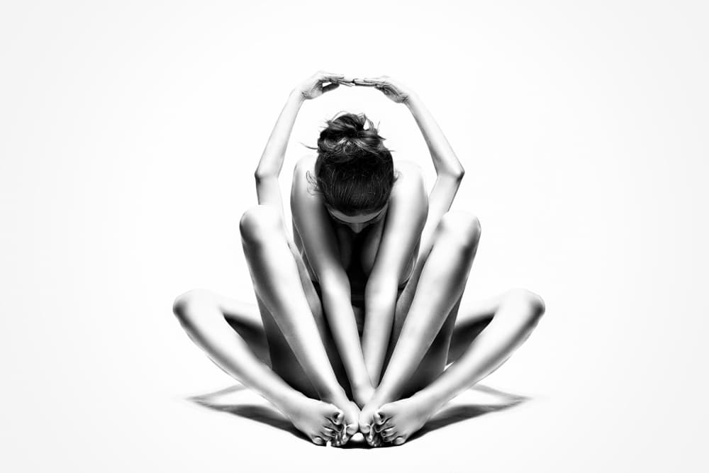 Entwined Human Forms by JAYATU CHANDRA DAS — canvas wall art